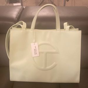 TELFAR MEDIUM SHOPPING BAG- GLUE